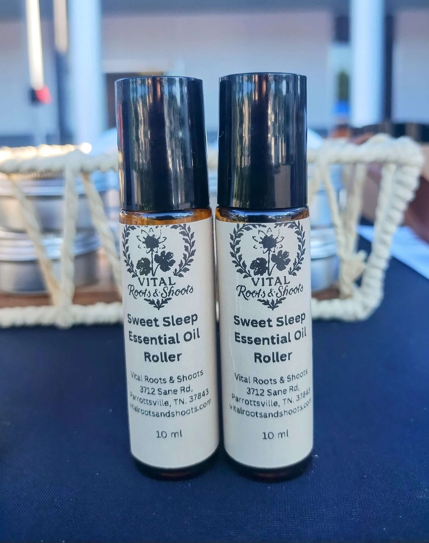 Sweet sleep essential oil aromatherapy roller glass bottle 10ml.