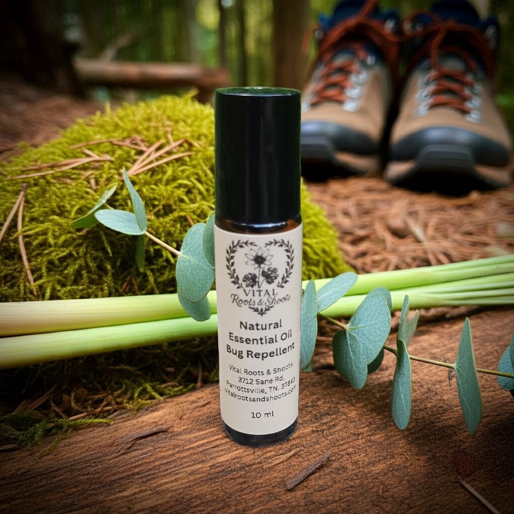 Natural Essential Oil Bug Repellent Roller
